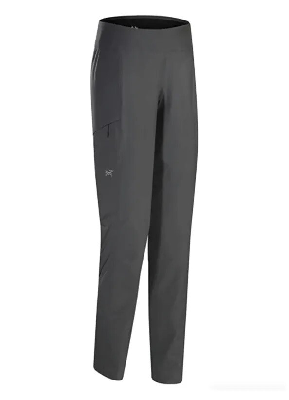 ARC'TERYX Pantaloni Arcteryx Donna 2 Grigi Grigio Sabria Nylon Escursionismo Arrampicata Pull On Outdoor