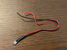 1 New WARM WHITE Wired 5mm LED Light Pioneer SA-9500 SG-9500 Pilot Power Lamp