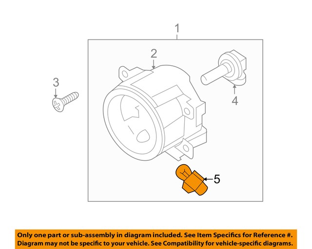 Genuine Mitsubishi Outlander Sport Bulb MS820983 for sale online | eBay