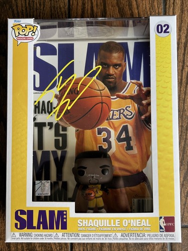 Shaquille O’Neal Autographed Funko Pop Hardwood Classic Beckett Witnessed Yellow - Picture 2 of 5