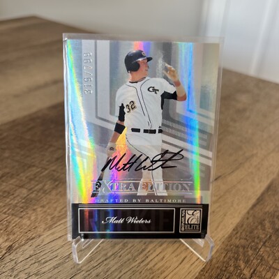 Matt Wieters ORIOLES 2007 Donruss Elite Extra Edition Auto Rookie rC #/ 799 QTY