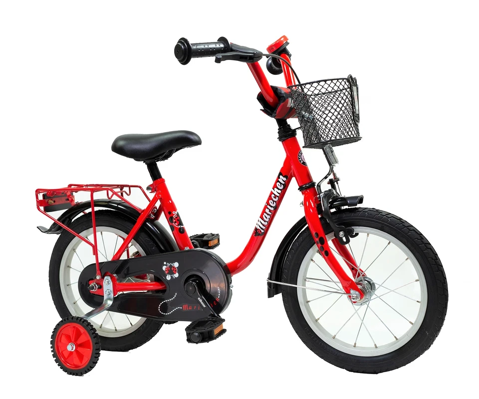 Bachtenkirch Kinderfahrrad 14 Zoll MARIECHEN Rot (411-MA-76)