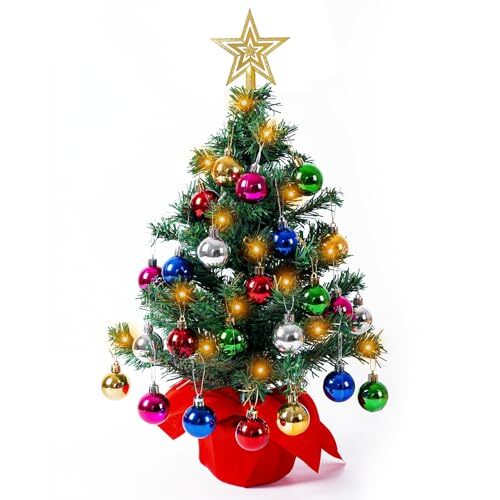 Artificial Mini Christmas Tree, Tabletop Xmas Tree, Small Christmas