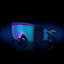 Oakley Kato Sunglasses OO9455M-0349 Polished Black PRIZM Sapphire Mirror Lens