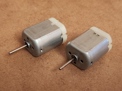 Mabuchi Car Door Lock Motor 20mm Micro D-Cut Shaft 2 Pc
