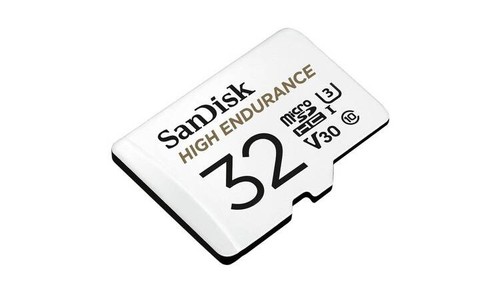 Sandisk 32GB Hohe Ausdauer Überwachung MICROSD SDHC 100MB/S , Mit Adapter-Uk - Afbeelding 6 van 12