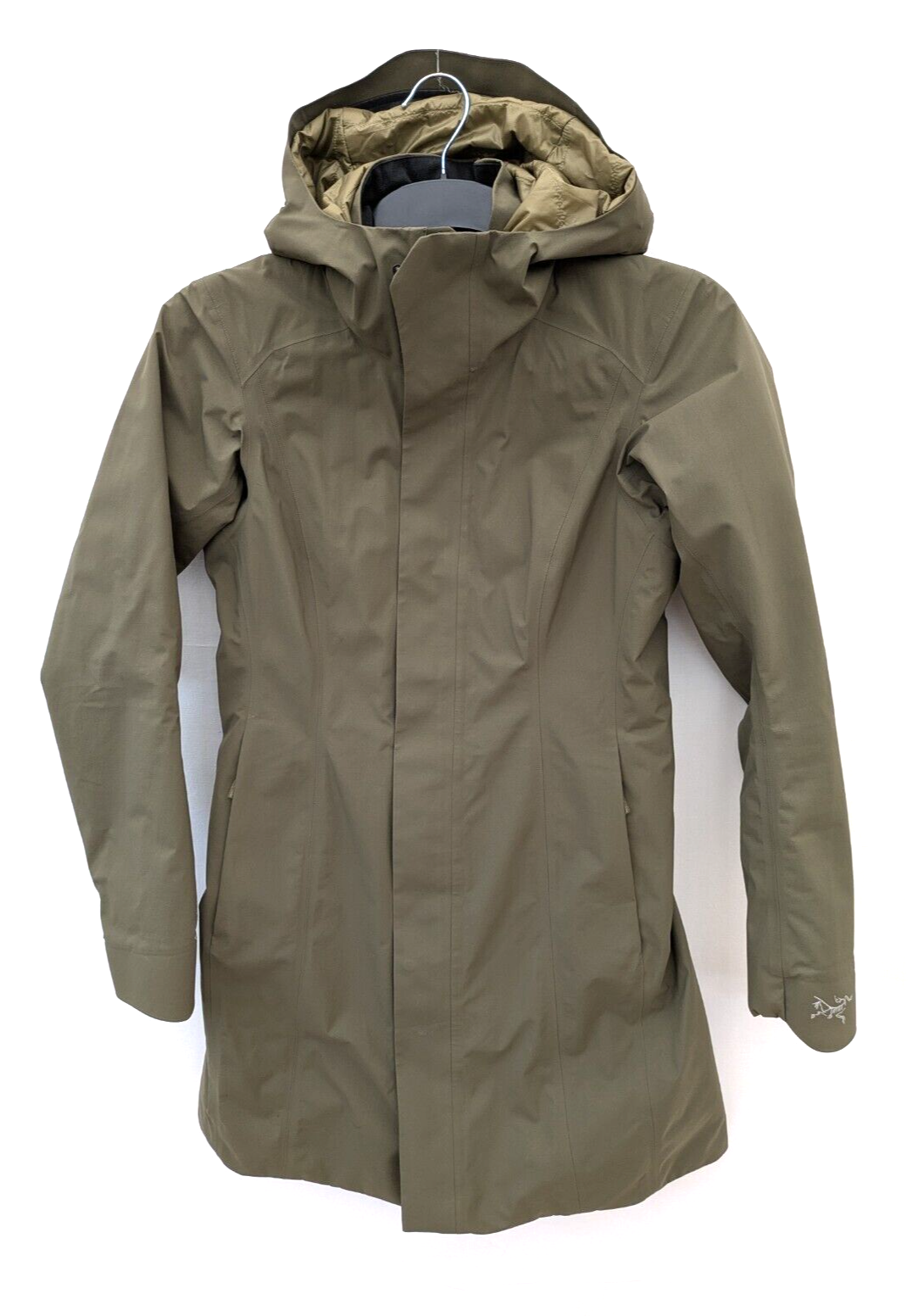 ARC'TERYX Arcteryx Cappotto Donna Extra Small Kaki Goretex Giacca Antipioggia Impermeabile Durant XS