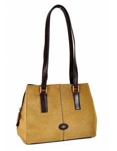 borsa pelle beige