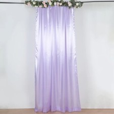 8x10 ft LAVENDER Satin CURTAIN Wedding Photography Backdrop Panel Party