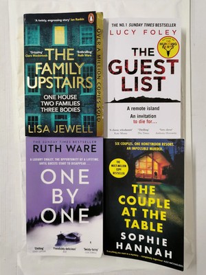 4 Bestselling Thrillers! Lisa Jewell, Lucy Foley, Ruth Ware, Sophie Hannah