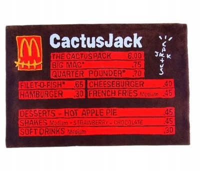 Travis Scott x McDonald's Cactus Jack - Teppich - Limitierte Auflage