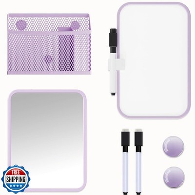 Svartur Locker Accessories for Girls with Magnetic whiteboard, Locker Mirror 