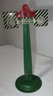 VINTAGE PREWAR  1930s O SCALE AMERICAN FLYER TIN DANGER RAILROAD CROSSING SIGN