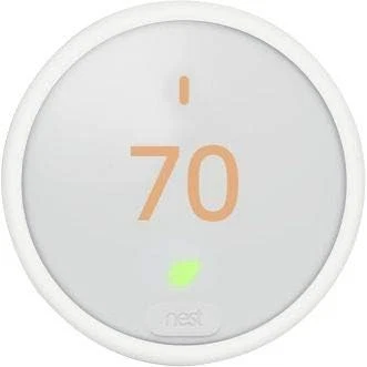 Google Nest Programmable Smart Thermostat E 3rd Gen T4000ES - White