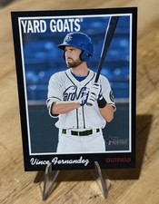 Vince Fernandez /50 BLACK BORDER PROSPECT SP 2019 Topps Heritage Minor League 