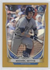 2014 Bowman Draft Chrome Gold Refractor 21/50 Michael Gettys #CDP49 1b8