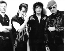 * DAVE VANIAN * signed 8x10 photo * THE DAMNED * COA *