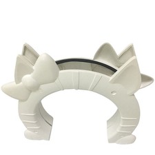 Porte chat porte animal pour grand chat ou petit chien chiot (blanc)