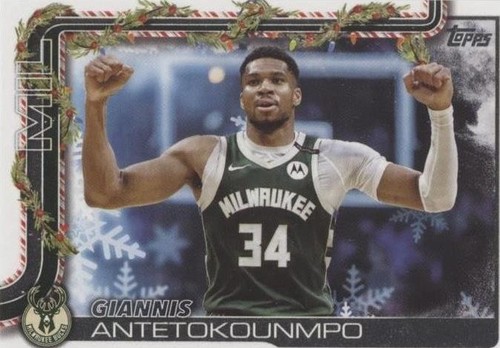 ヤニス・アデトクンポ Giannis Antetokounmpo NBAカード 2025-26 Topps Basketball Power Players - Giannis Antetokounmpo #PP
