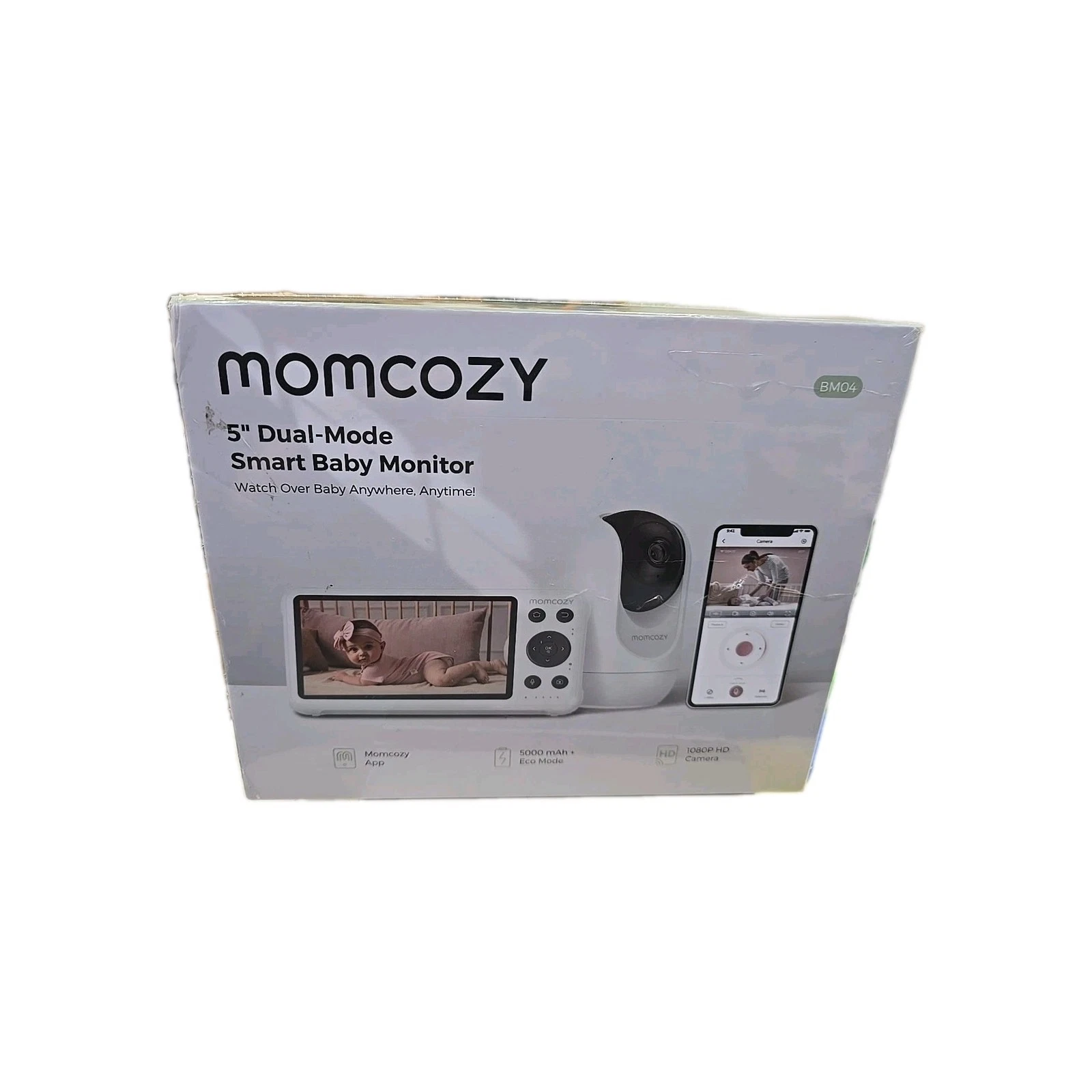 Momcozy Smart WiFi Baby Monitor with Camera and Audio, 5" 1080P Screen FACT NIB
Opens in a new windo