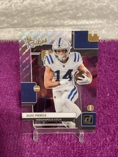 2022 PANINI DONRUSS CLEARLY THE ROOKIES ALEC PIERCE #TR-14 HOLO MOSAIC SSP COLTS
