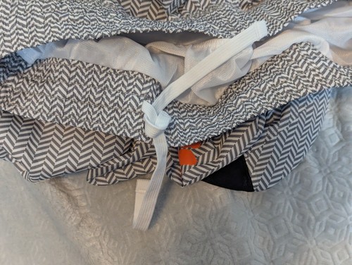 Clemson Tigers Running Shorts Gray Chevron Womens Size Medium Rivalry Threads 91 - Picture 6 of 8