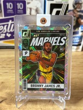 2024-25 Panini Donruss Basketball Net Marvels Diamond Bronny James Jr. RC Lakers
