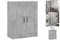 Wandschrank Betongrau 69,5X34X90 Cm Spanplatte