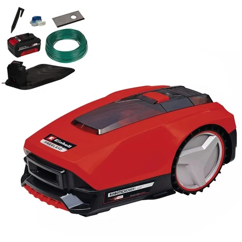 Einhell Mähroboter FREELEXO 550 18V & 3 Ah Power X-Change Akku Ladegerät + Kit