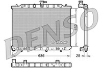 KüHler, MotorküHlung Denso DRM46007 Passend FüR Nissan