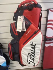 Image of Titleist StaDry 14 Golf Cart Bag Navy/white/red