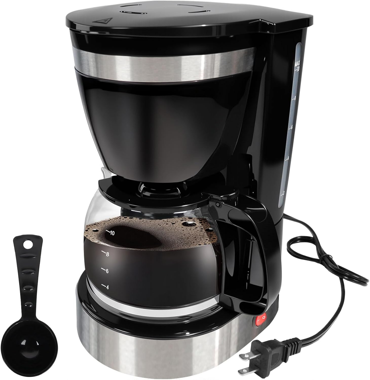 One-touch Anti-drip Coffee Machine With Reusable Filter