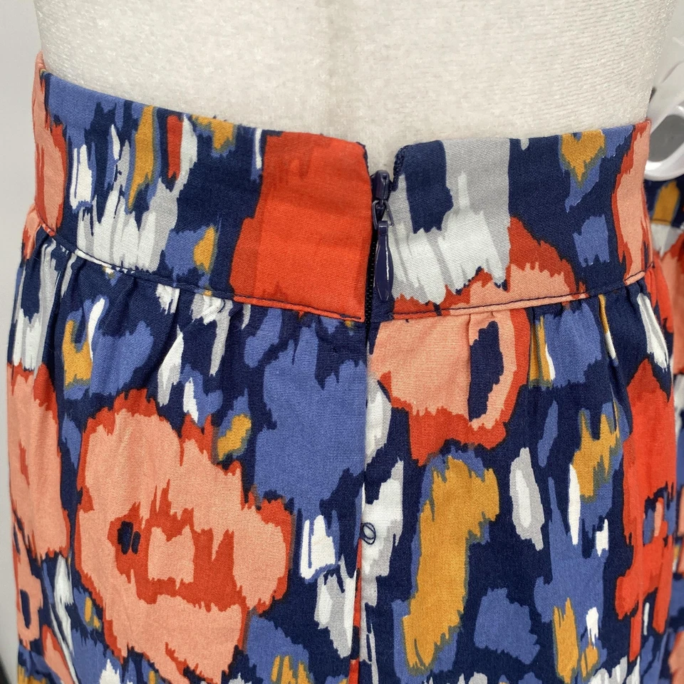 Falda Boden Mujer 12 Pequeña Multicolor Acuarela Floral En Niveles Midi Línea A Casa de Campo Foto 4 de 4