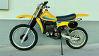 1980 Suzuki RM125 Yellow Motorcycle POSTER 24 X 36 INCH Sweet!
