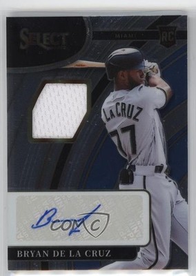 2022 Panini Select Rookie Jersey /299 Bryan De La Cruz #RJA-BC Auto RC 0l2q