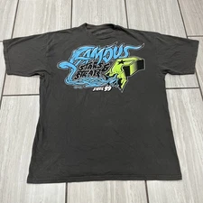 Vintage Famous Stars & Straps Men’s Y2K Zombie Logo T-Shirt Size XL