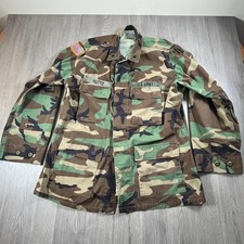 US Army Woodland Camouflage Combat Jacket Field Coat UK Large Military