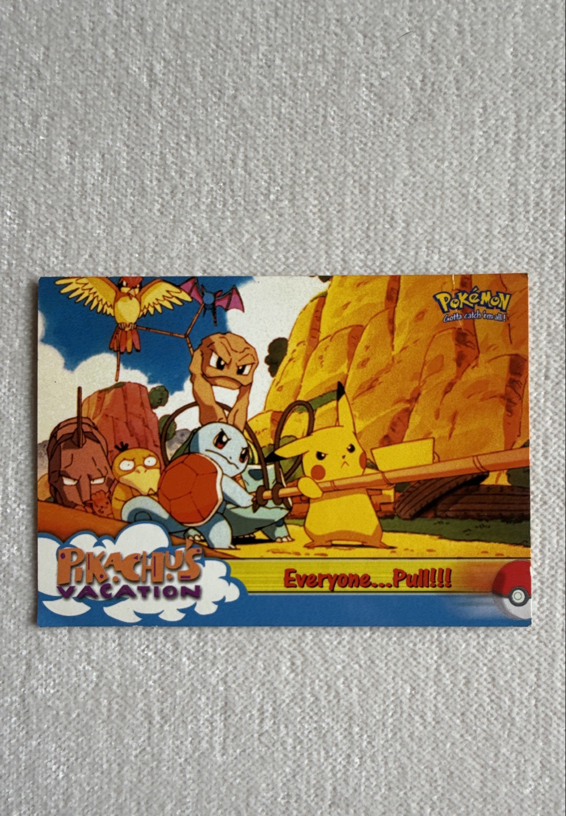 Pokémon TCG Everyone...Pull!!! Pokemon Topps Pikachu's Vacation 52