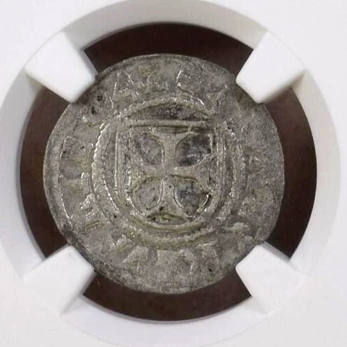 Livonia Reval Shilling Silver 1542 NGC MS 62 Hermann Brüggenei - Hasenkamp