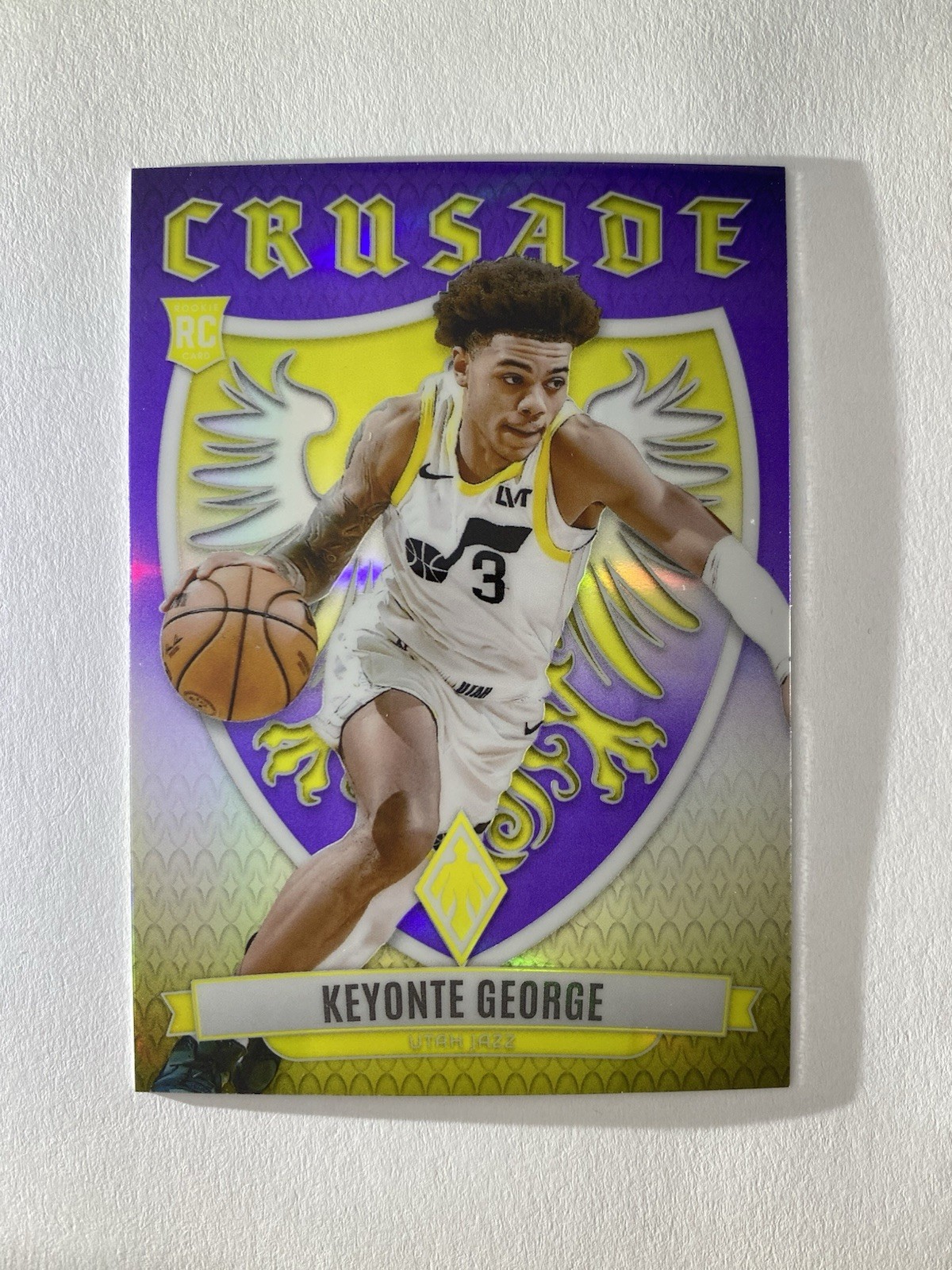 2023-24 Panini Phoenix Keyonte George Crusade Purple /75 #20 RC 🔥💎📈