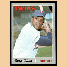 Tony Oliva #510 1970 Topps Minnesota Twins Baseball Card MLB EX