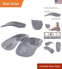 Firm High Arch Orthotic Insoles - Essential Pain Relief for Active Lifestyles