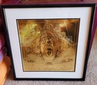 Kiss Psycho Circus 1998 23K Gold Foil Album Cover With Coa Limited Edition