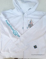 2024 Walt Disney World Zip up Hoodie 4 Parks Cinderella Castle Icon Epcot XL