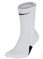 Nike Elite Crew Socks Black  White Size YTH 3Y-5Y WMN 4-6 Small Sz Basketball