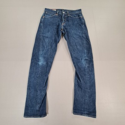 Levis LEJ 502 Herren Engineered Jeans Blau W28 L29 Twisted Leg Premium Denim