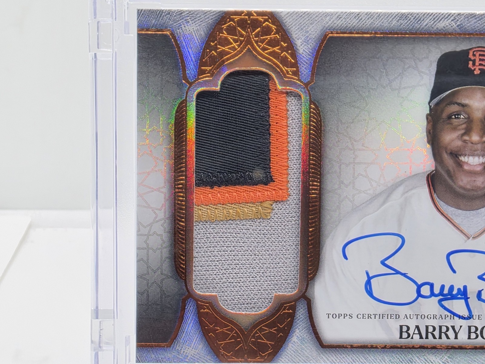 Barry Bonds 2025 Topps Dynasty 4 Color Patch Auto 07/10 *True Horizontal* Rare! view 4