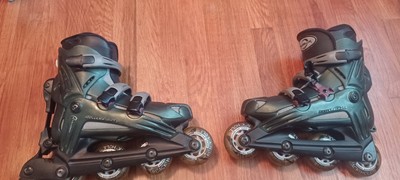Vintage Rollerblade Viablade Parkway Triforce Inline Skates Mens Size 8.5 Italy