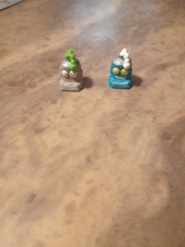 2 The Grossery Gang Rotting Toothpaste Figures. 1 Blue 1 Gray