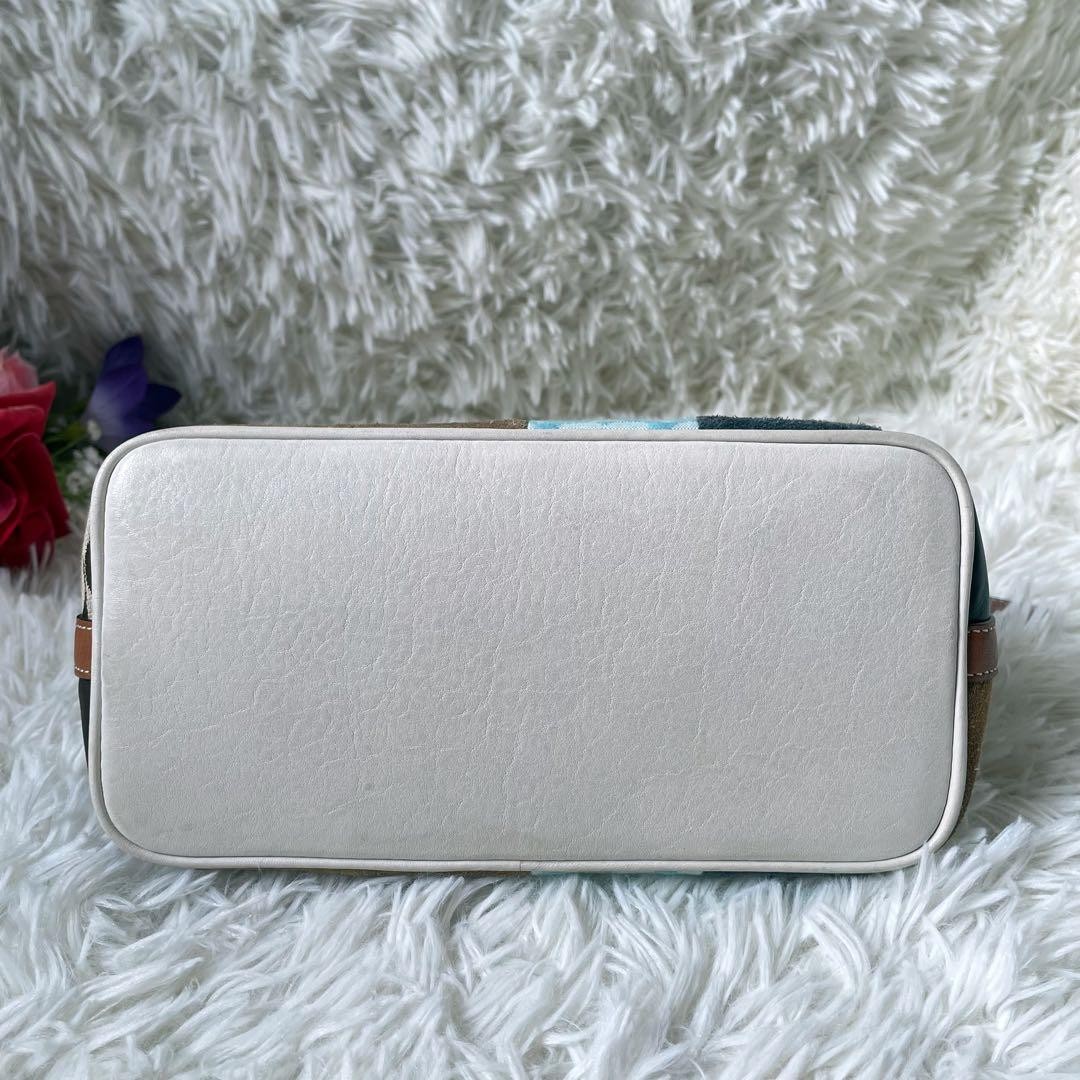 Coach 7048 Patchwork Shoulder Bag Multicolor Canv… - image 9